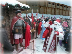 Дед Мороз в «Парке Киевская Русь»