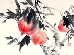 Соковитий персик. Майстер-клас із китайського живопису