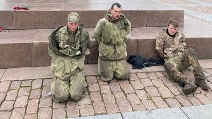 Российские военопленные в в Украине