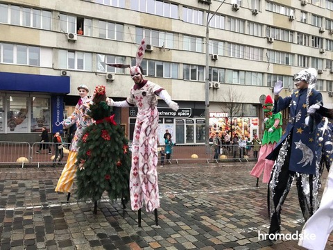У Києві вперше організували Новорічний парад